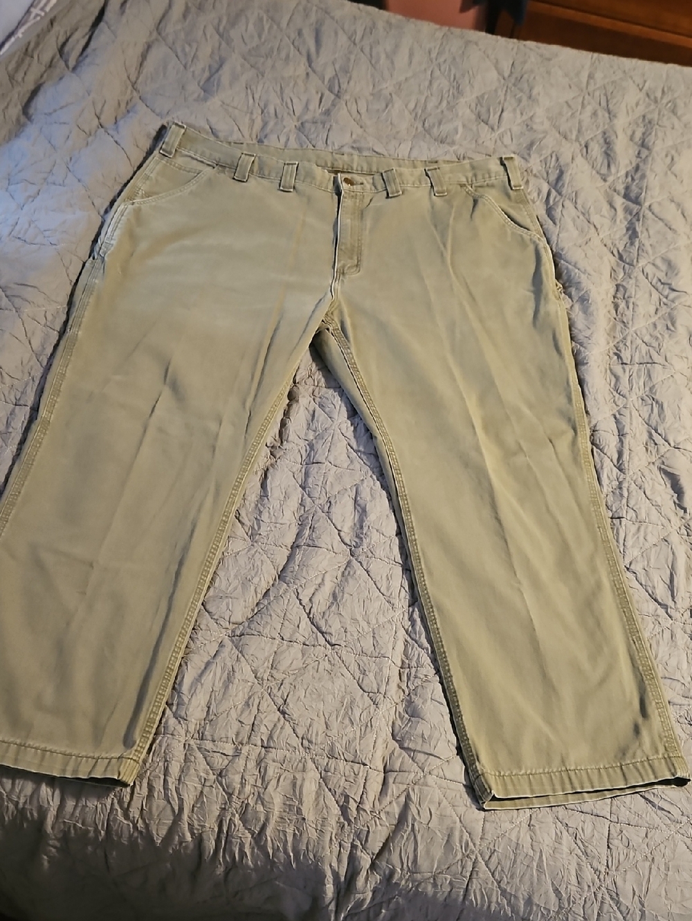 Mens Carhartt Carpenter Relaxed Fit Work Pants. Size 46x30. Big & Tall.